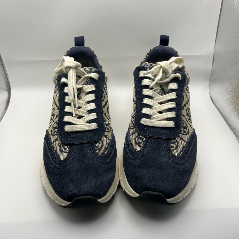 Tory Burch Monogram Good Luck Trainer Men’s Size 8.5 Sneakers